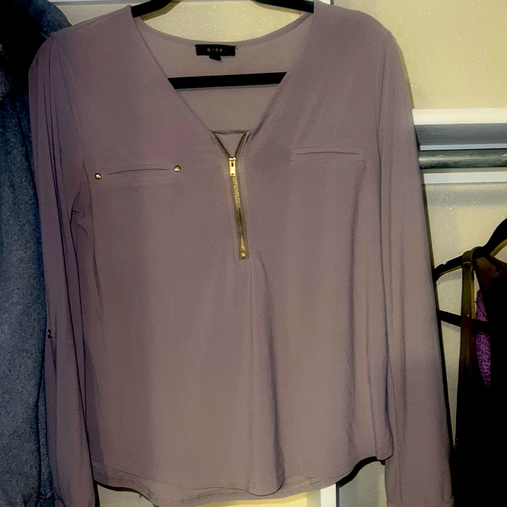 Long sleeve dress shirt MUAVE COLOR MINE BRAND